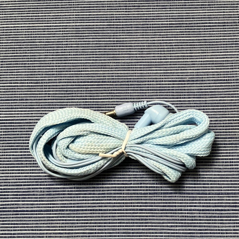 Blue Earbud Headphones